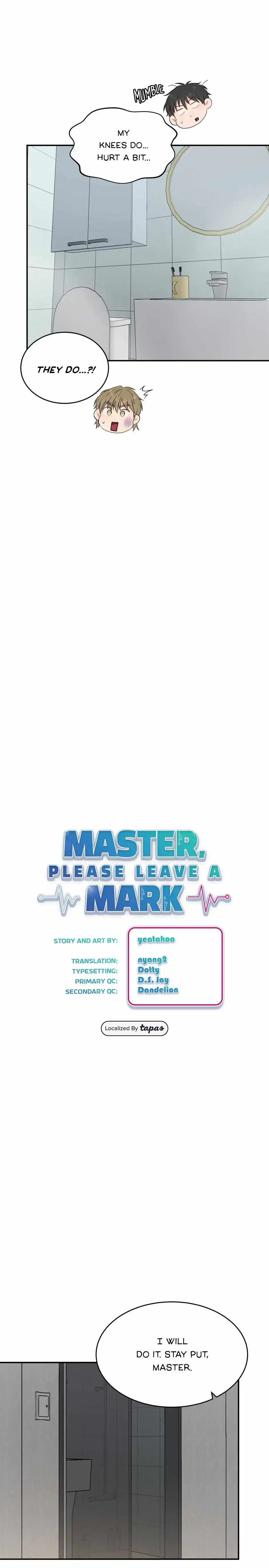 Engrave Your Mark, Master - Chapter 34