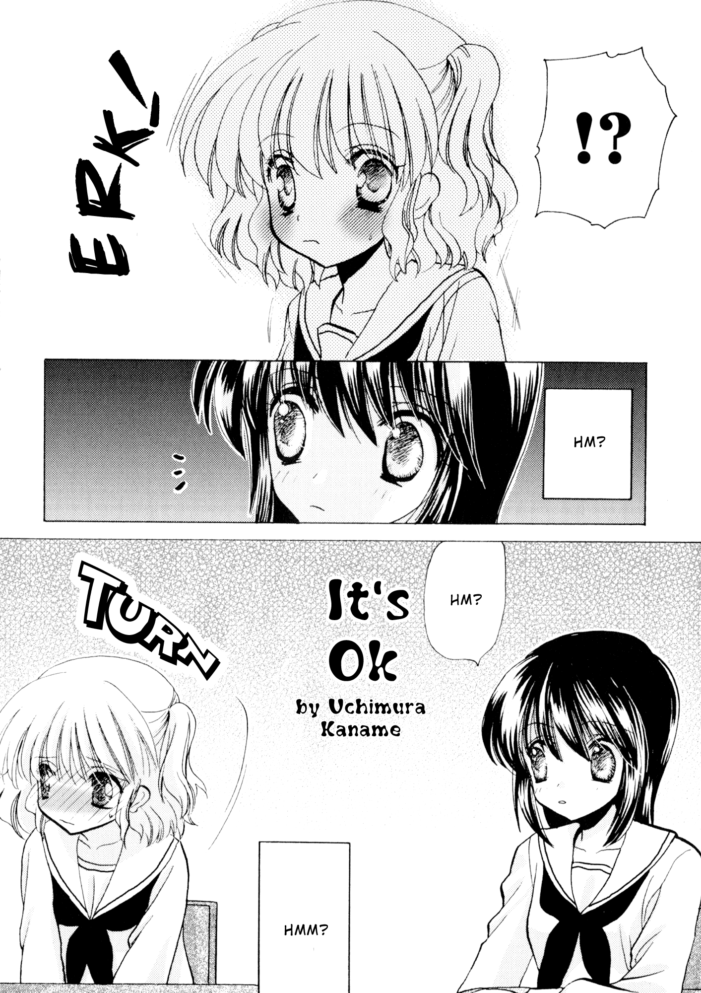 It's Ok / It's Embarrassing! - Chapter 1: It's Ok