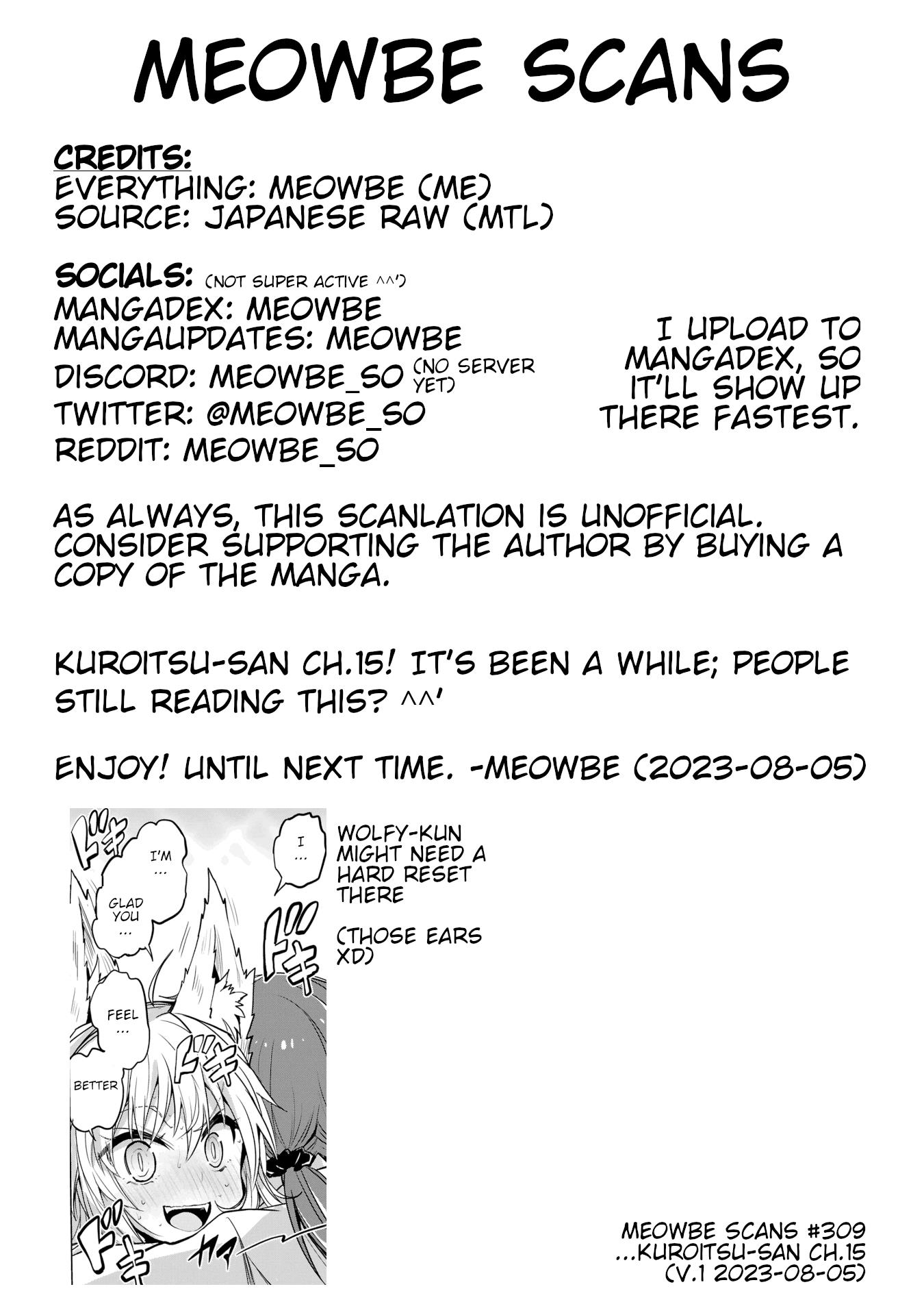 Kuroitsu-San In The Superhuman Research & Development Department - Vol.2 Chapter 15: New Power