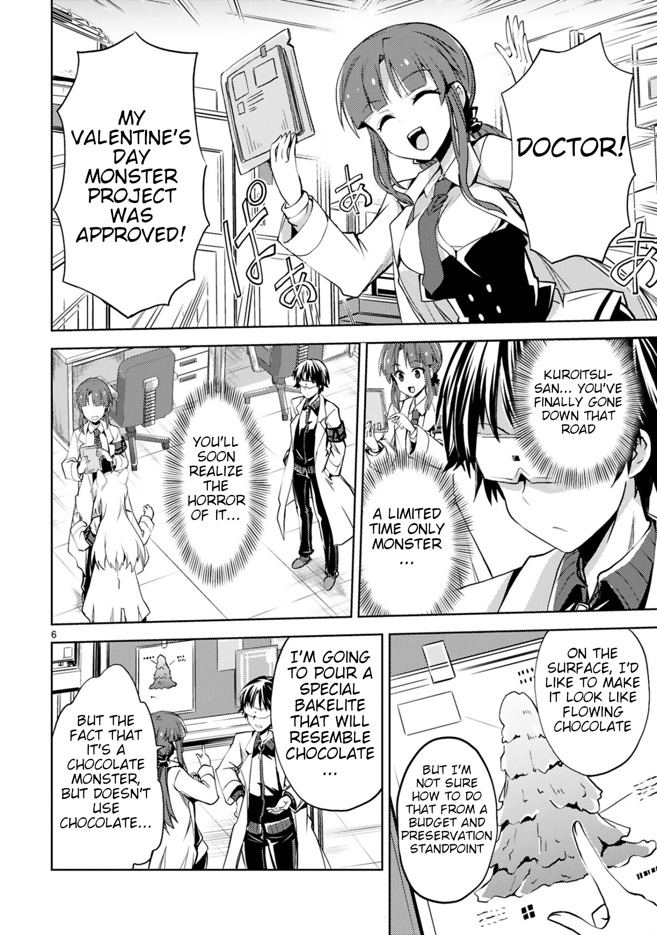 Kuroitsu-San In The Superhuman Research & Development Department - Chapter 11: Operation Terrifying Valentine's Day