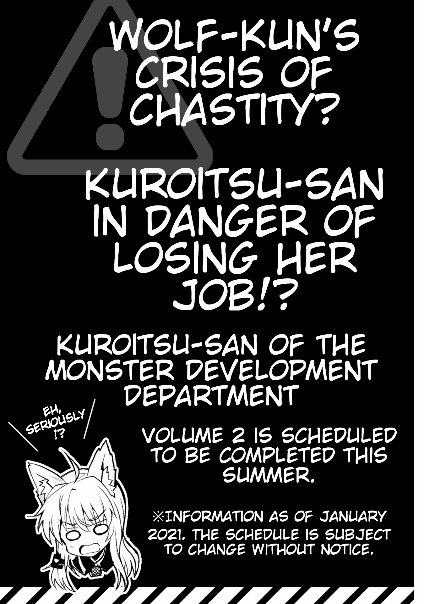 Kuroitsu-San In The Superhuman Research & Development Department - Chapter 9: Monster Work Recognition Party