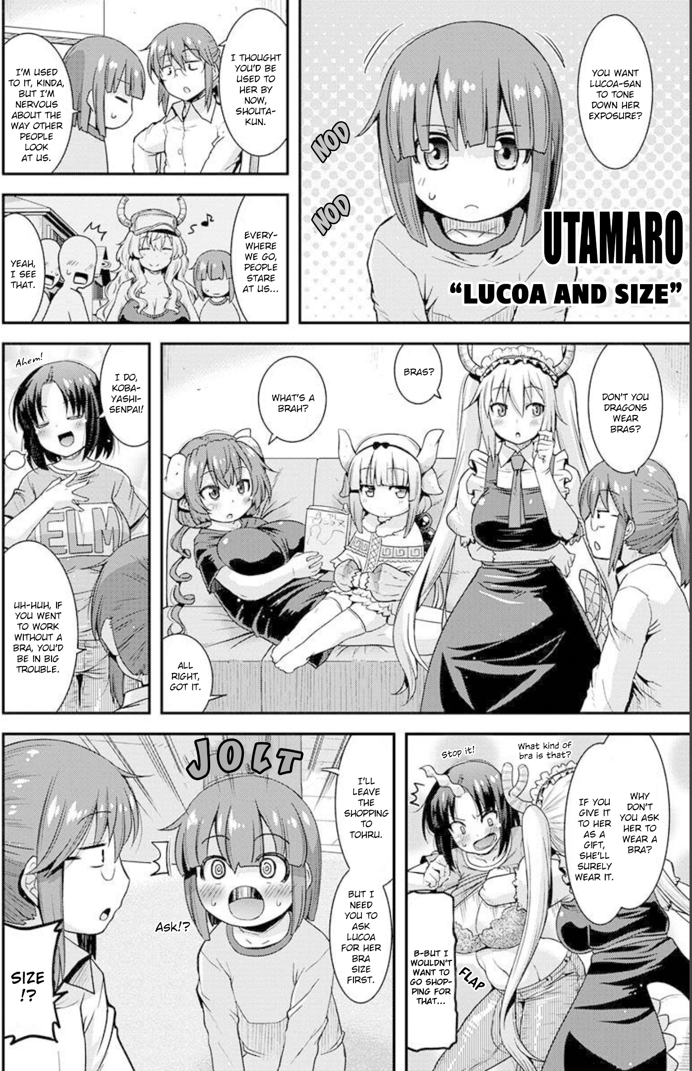 Kobayashi-San Chi No Maid Dragon Official Doujinshi Set - Chapter 1: Temptation Of Lucoa