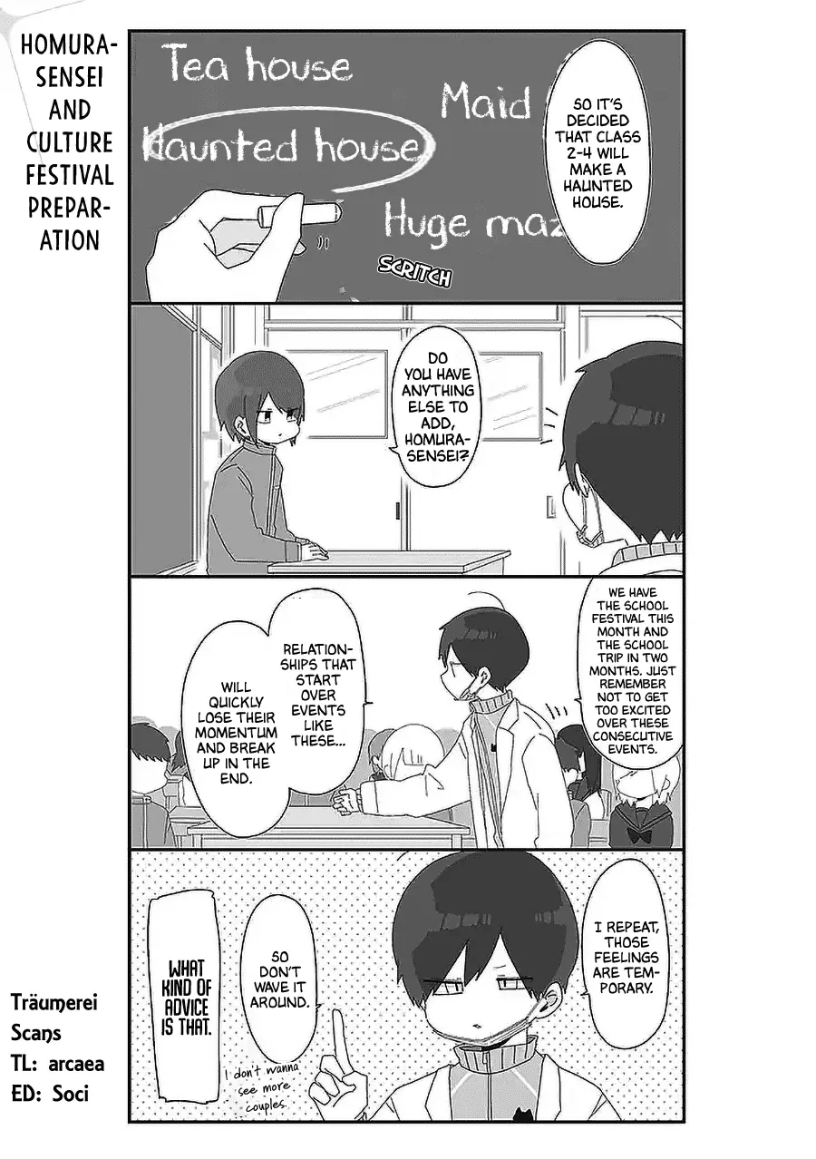 Homura Sensei Is Probably Unpopular - Chapter 49: Homura-Sensei And Culture Festival Preparation