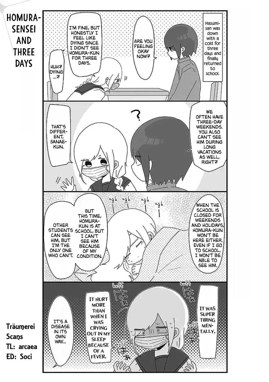 Homura Sensei Is Probably Unpopular - Chapter 47: Homura-Sensei And Three Days