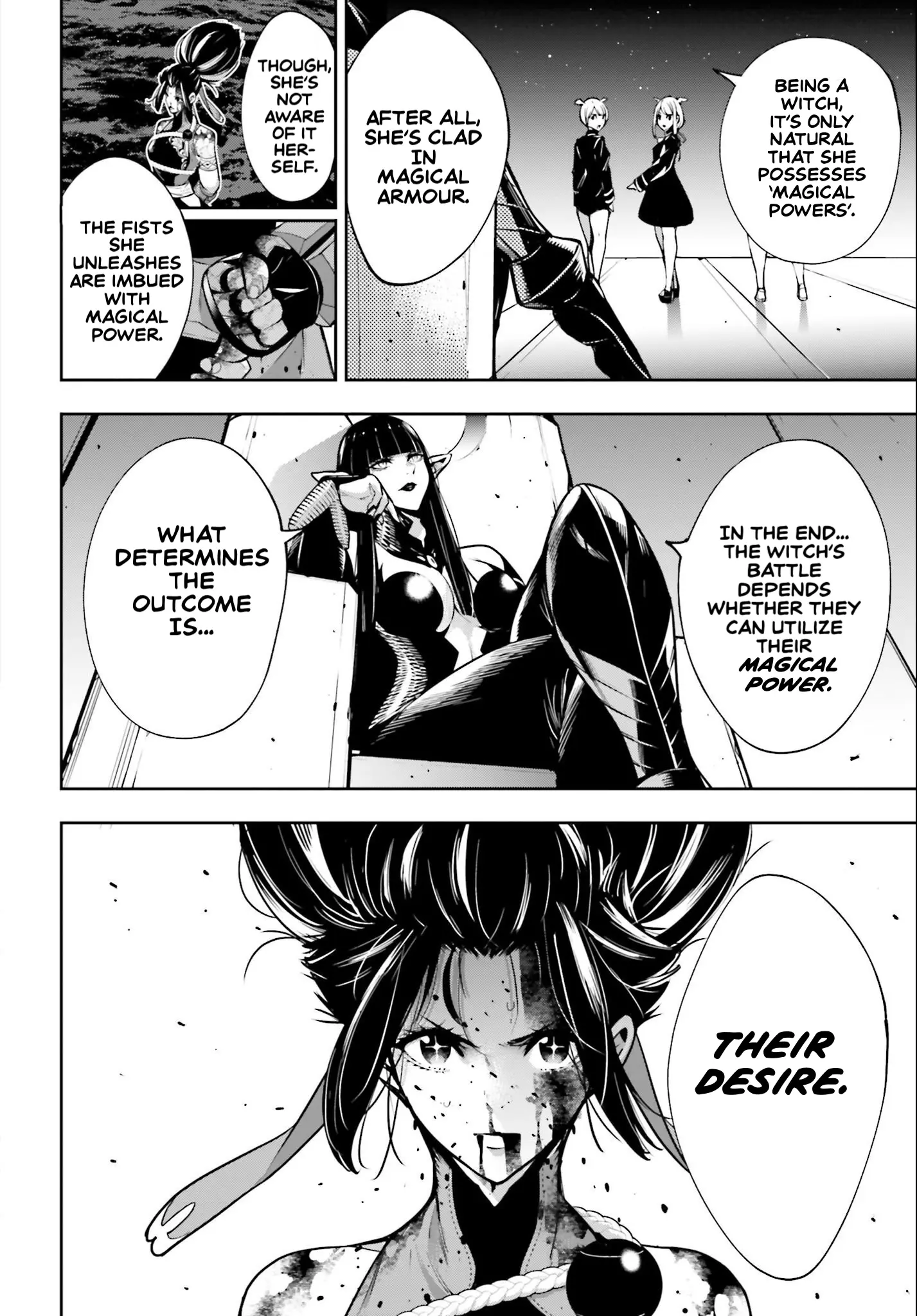 Majo Taisen - The War Of Greedy Witches - Vol.12 Chapter 49: The Fateful Blow