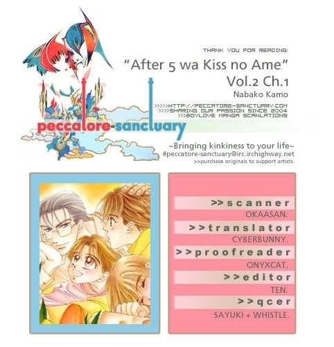 After 5 Wa Kiss No Ame - Vol.2 Chapter 1 : Megaton ? Love