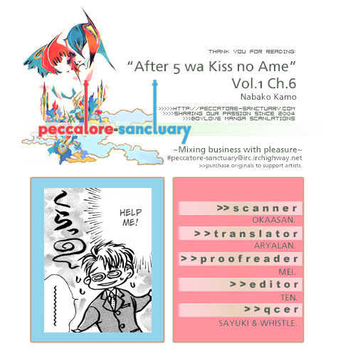 After 5 Wa Kiss No Ame - Vol.1 Chapter 6 : Business Trip's Promise