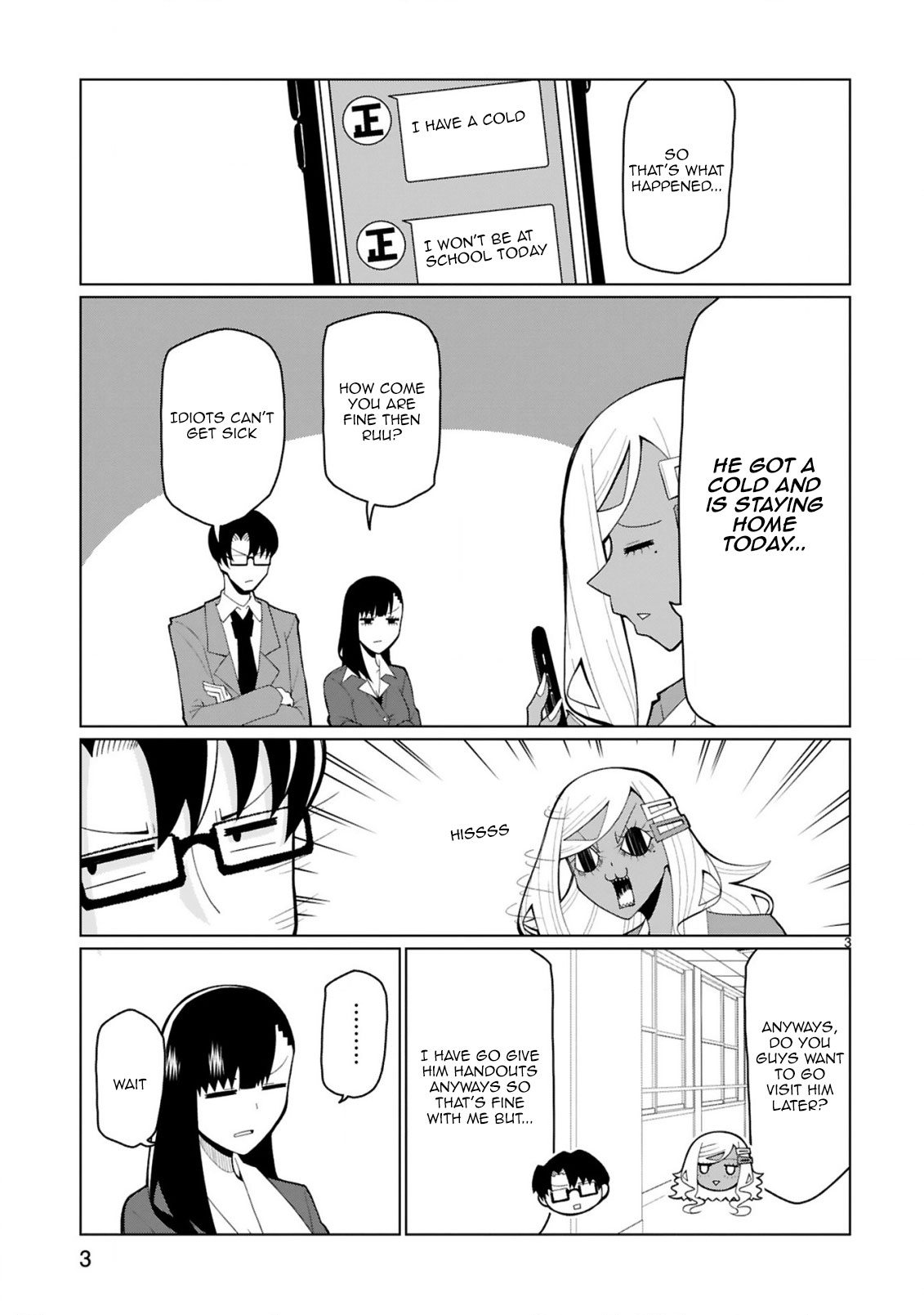 Tedama Ni Toritai Kurokiya-San - Chapter 35: I Want To Visit You When You're Sick