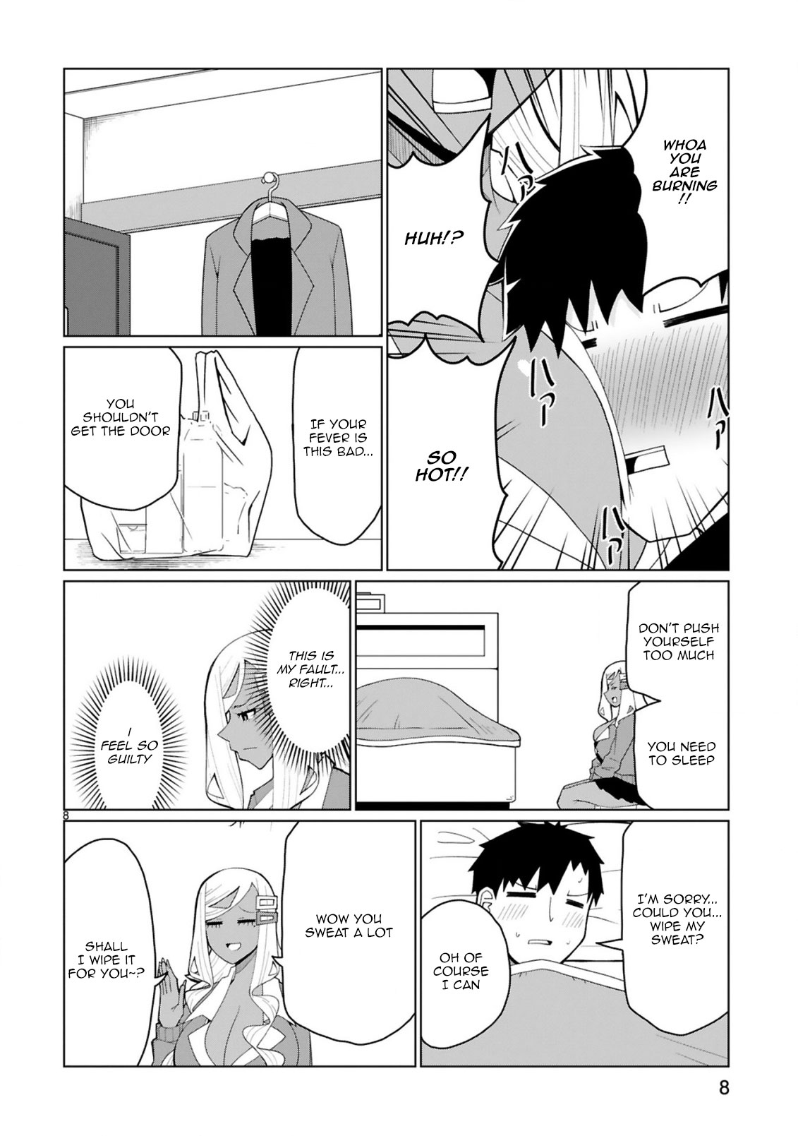 Tedama Ni Toritai Kurokiya-San - Chapter 35: I Want To Visit You When You're Sick