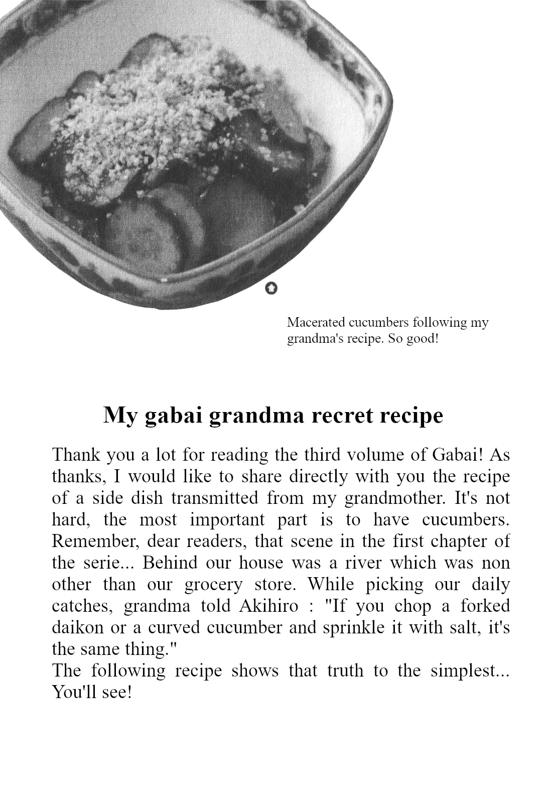 Gabai - Vol.3 Chapter 26.5: A Secret Recipe