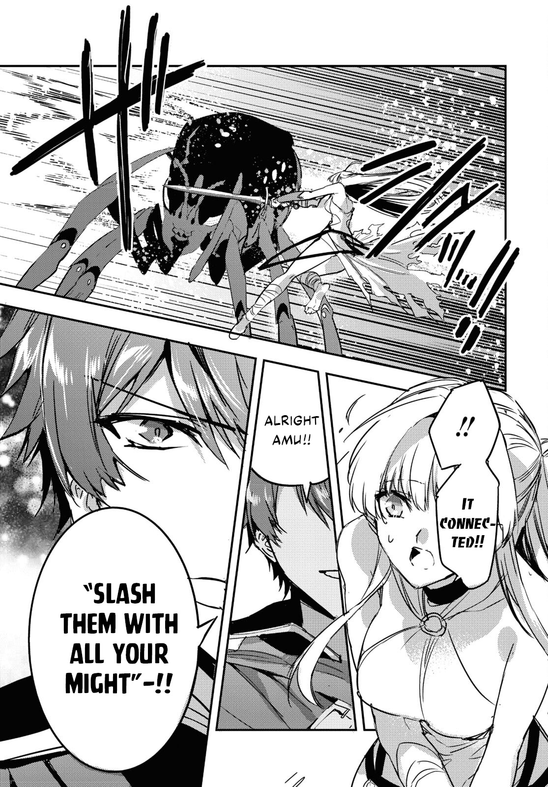 Tensai Saijaku Mamonotsukai Ha Kikan Shitai ~Saikyou No Juusha To Hikihanasarete Mishiranu Chi Ni Tobasaremashita.~ - Chapter 4