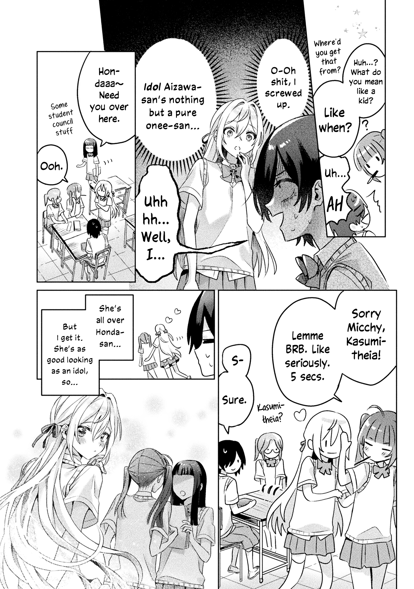 Mietemasu Yo! Aizawa-San - Chapter 4: Just Can't Beat Honamin!