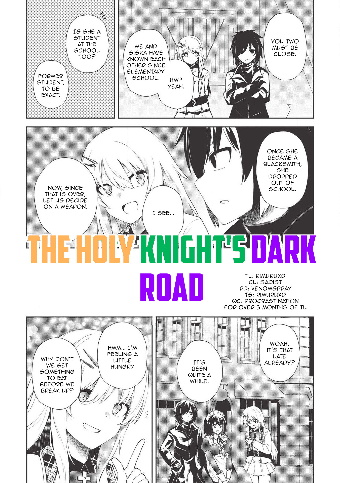 The Holy Knight's Dark Road - Vol.1 Chapter 7