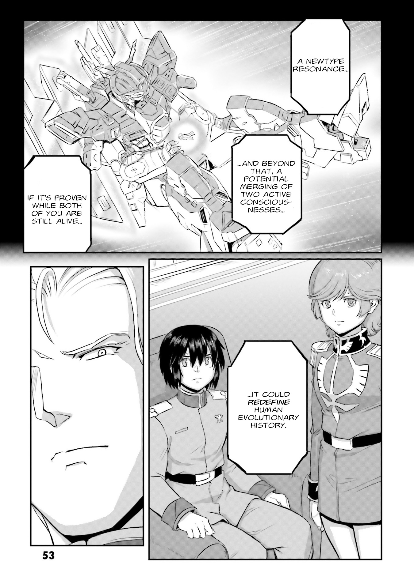 Mobile Suit Moon Gundam - Vol.12 Chapter 58: Accusations From The Dark Side