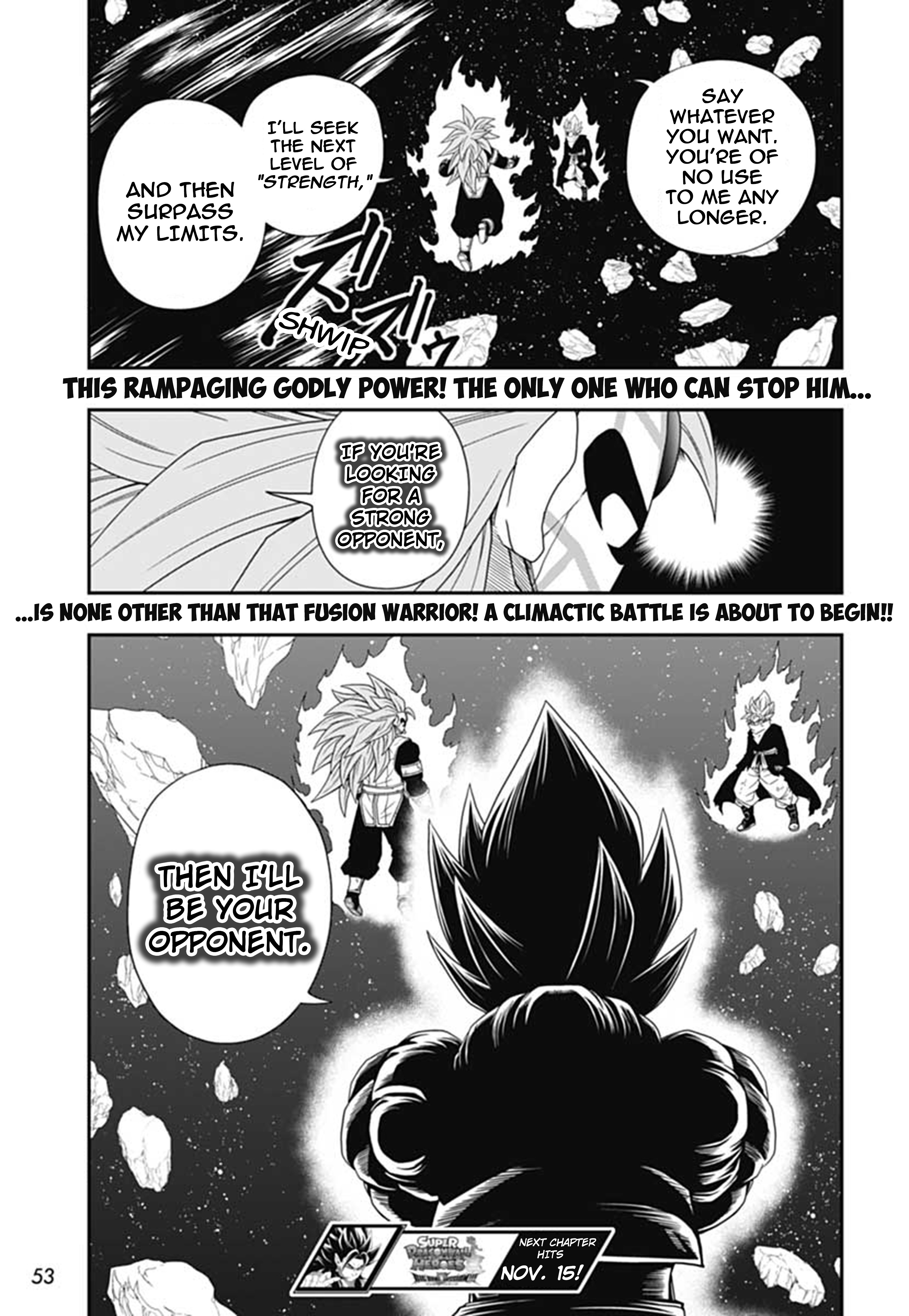 Super Dragon Ball Heroes: Big Bang Mission! - Vol.3 Chapter 11: A Turbulent Shadow Approaches The Demon Gods Who Wield A Pivotal Role...