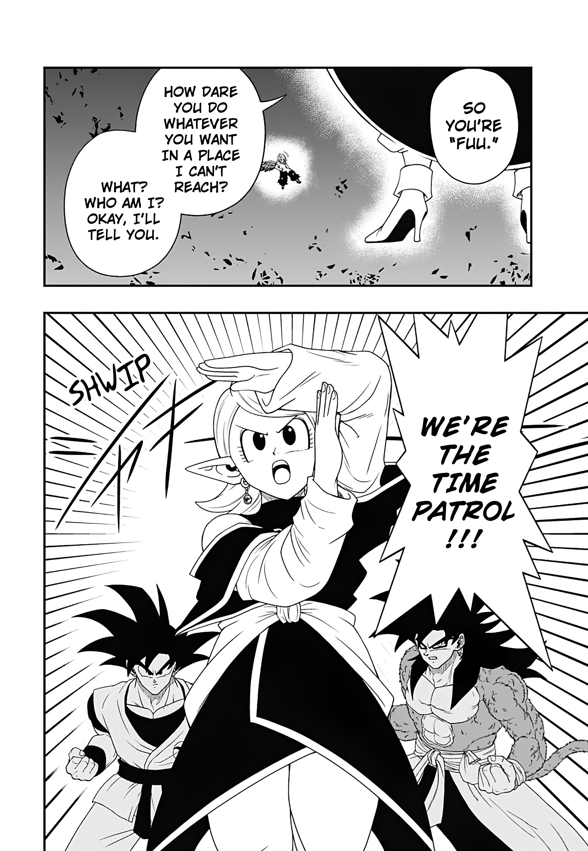 Super Dragon Ball Heroes: Big Bang Mission! - Vol.4 Chapter 14: Saiyans Aren't The Only People Who Can Become "One"!!