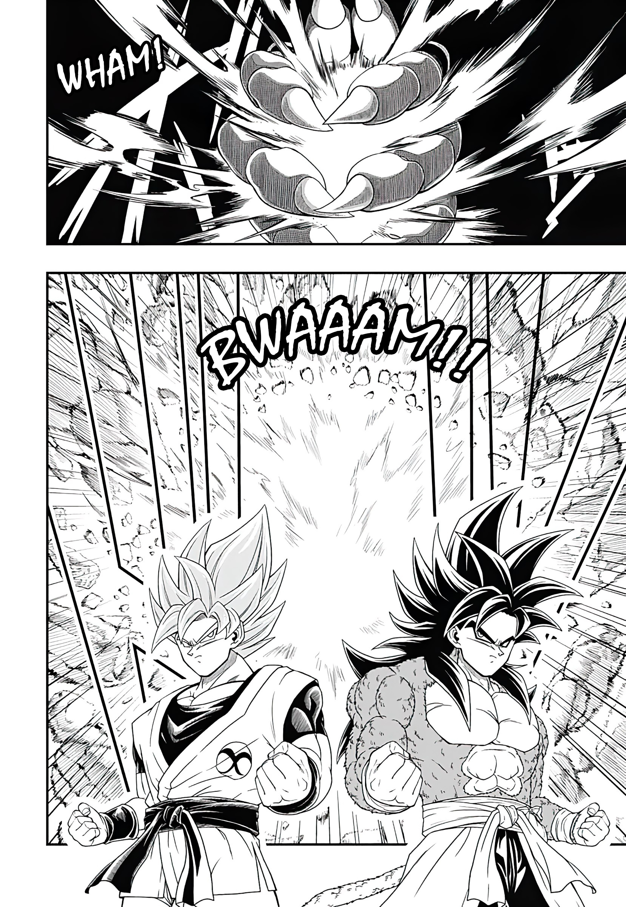 Super Dragon Ball Heroes: Big Bang Mission! - Vol.4 Chapter 14: Saiyans Aren't The Only People Who Can Become "One"!!