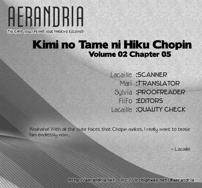 Kimi No Tame Ni Hiku Chopin - Vol.2 Chapter 5