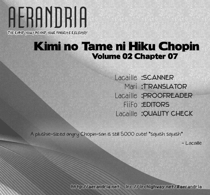 Kimi No Tame Ni Hiku Chopin - Vol.2 Chapter 7