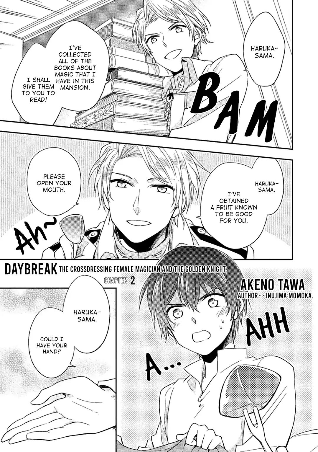 Daybreak: The Crossdressing Female Magician And The Golden Knight - Chapter 2