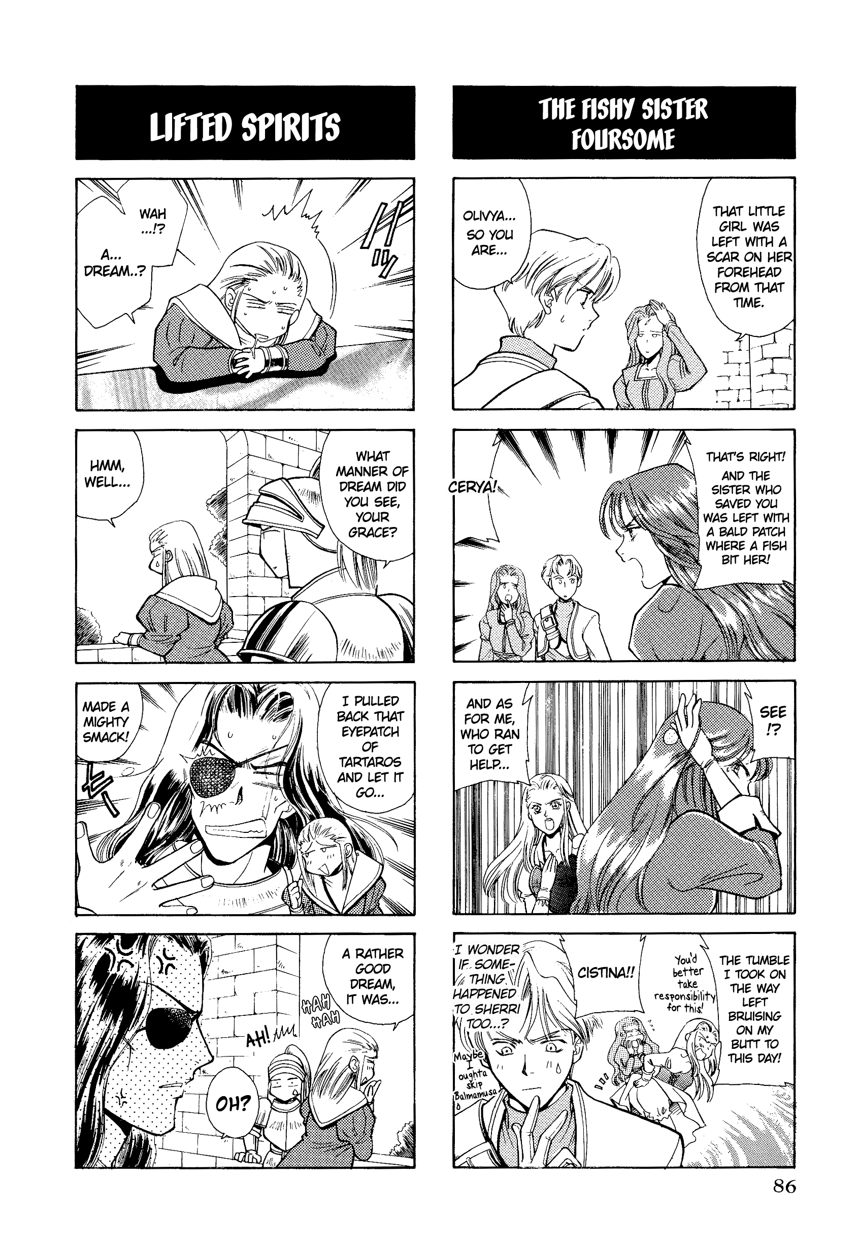 Tactics Ogre: Let Us Cling Together 4-Koma Kings - Vol.1 Chapter 13: Tell Me, Warren