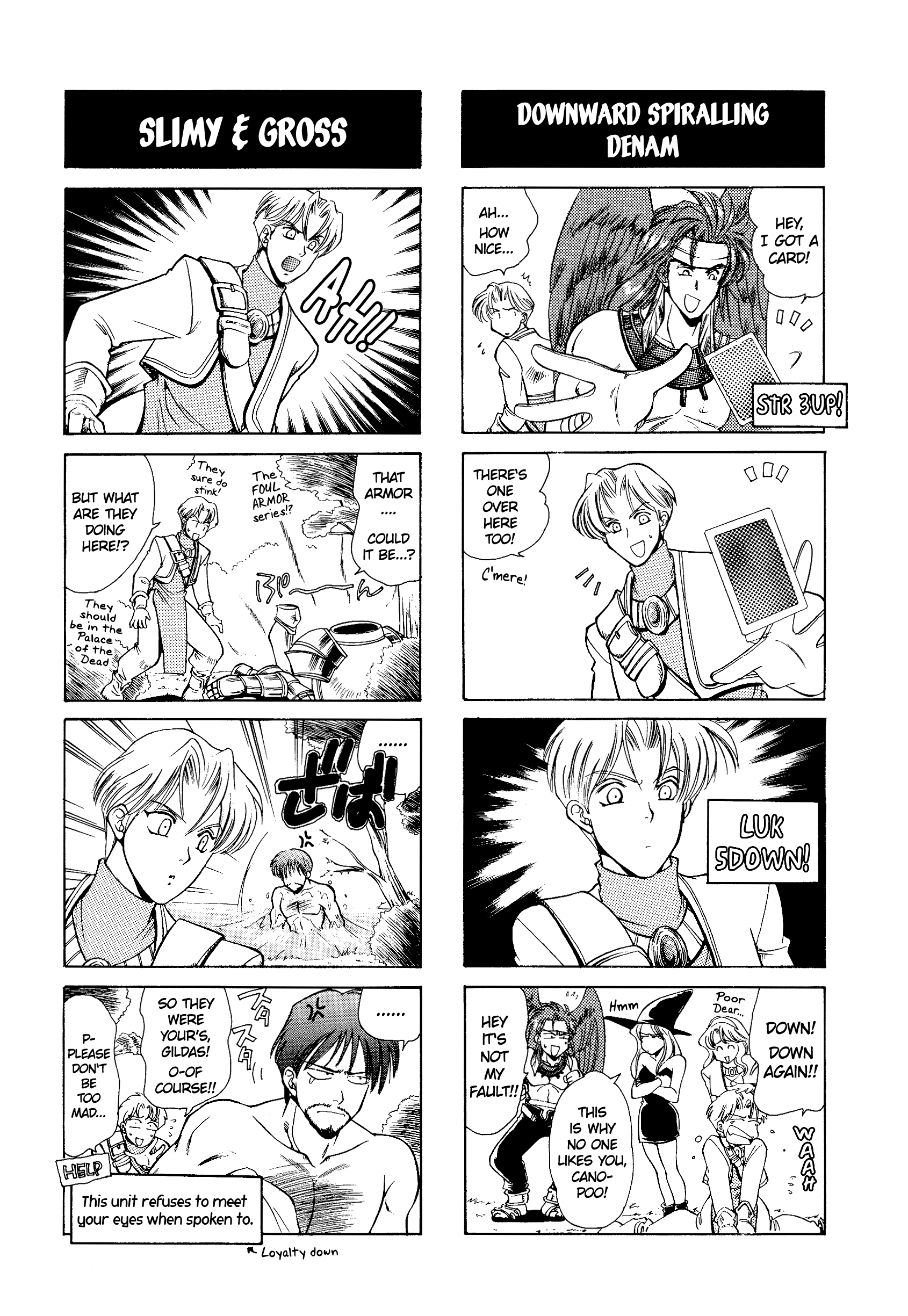 Tactics Ogre: Let Us Cling Together 4-Koma Kings - Vol.1 Chapter 13: Tell Me, Warren