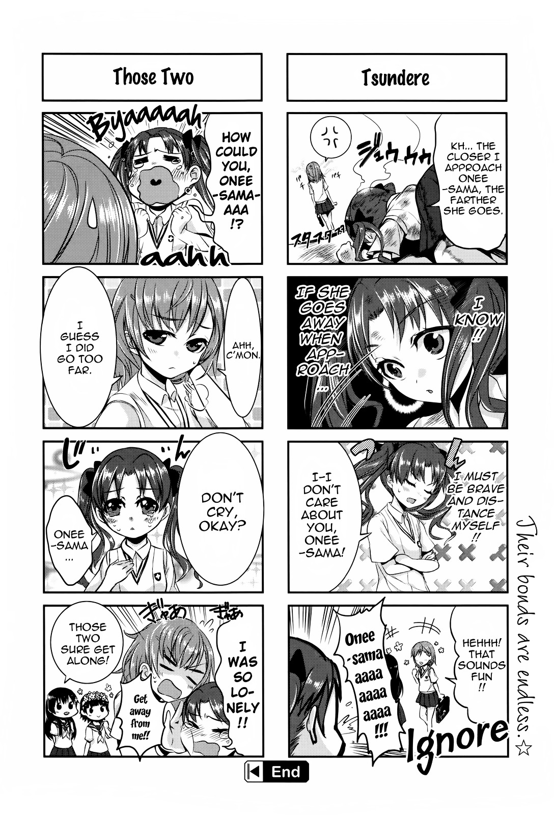 4-Koma Koushiki Anthology - Toaru Kagaku No Railgun X Toaru Majutsu No Index - Chapter 10 : A Midsummer Girls Talk