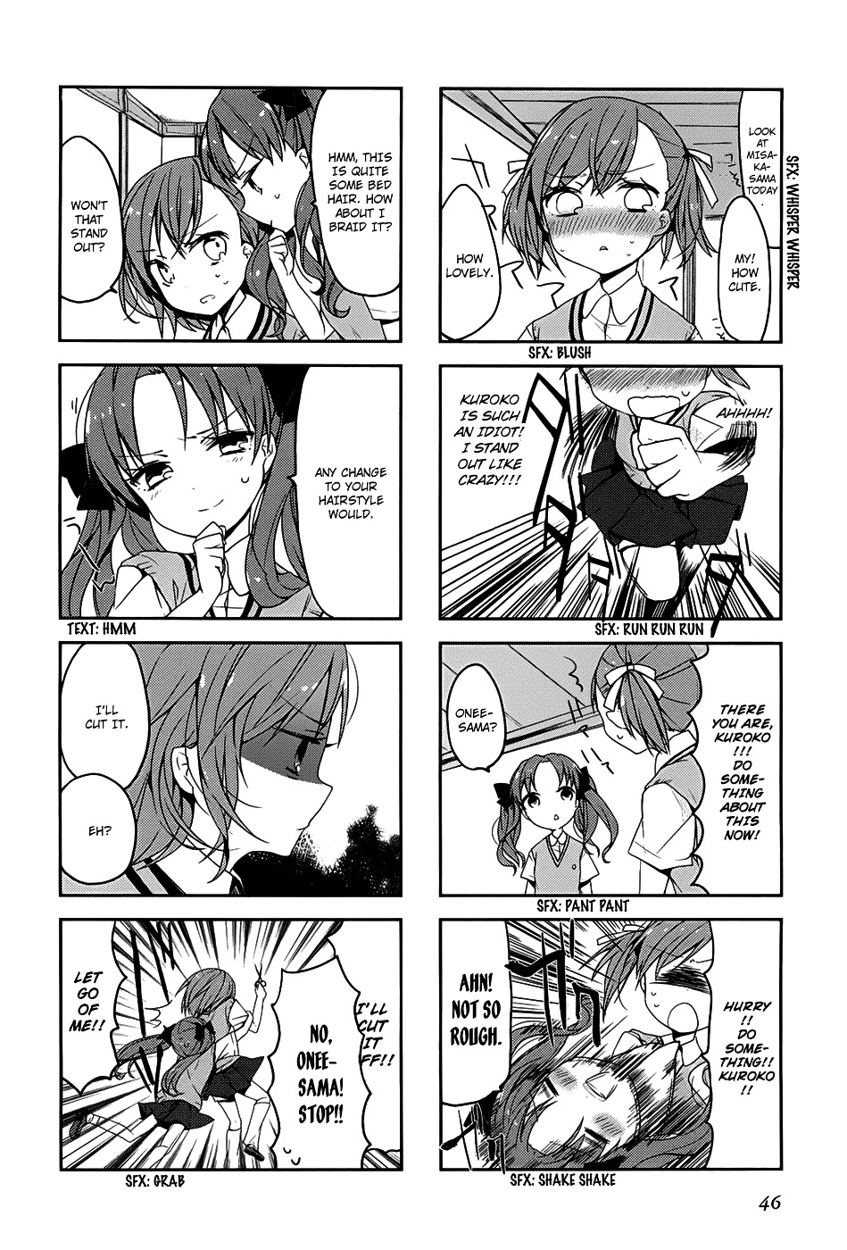 4-Koma Koushiki Anthology - Toaru Kagaku No Railgun X Toaru Majutsu No Index - Vol.1 Chapter 18 : A Certain Girl's Daily Life