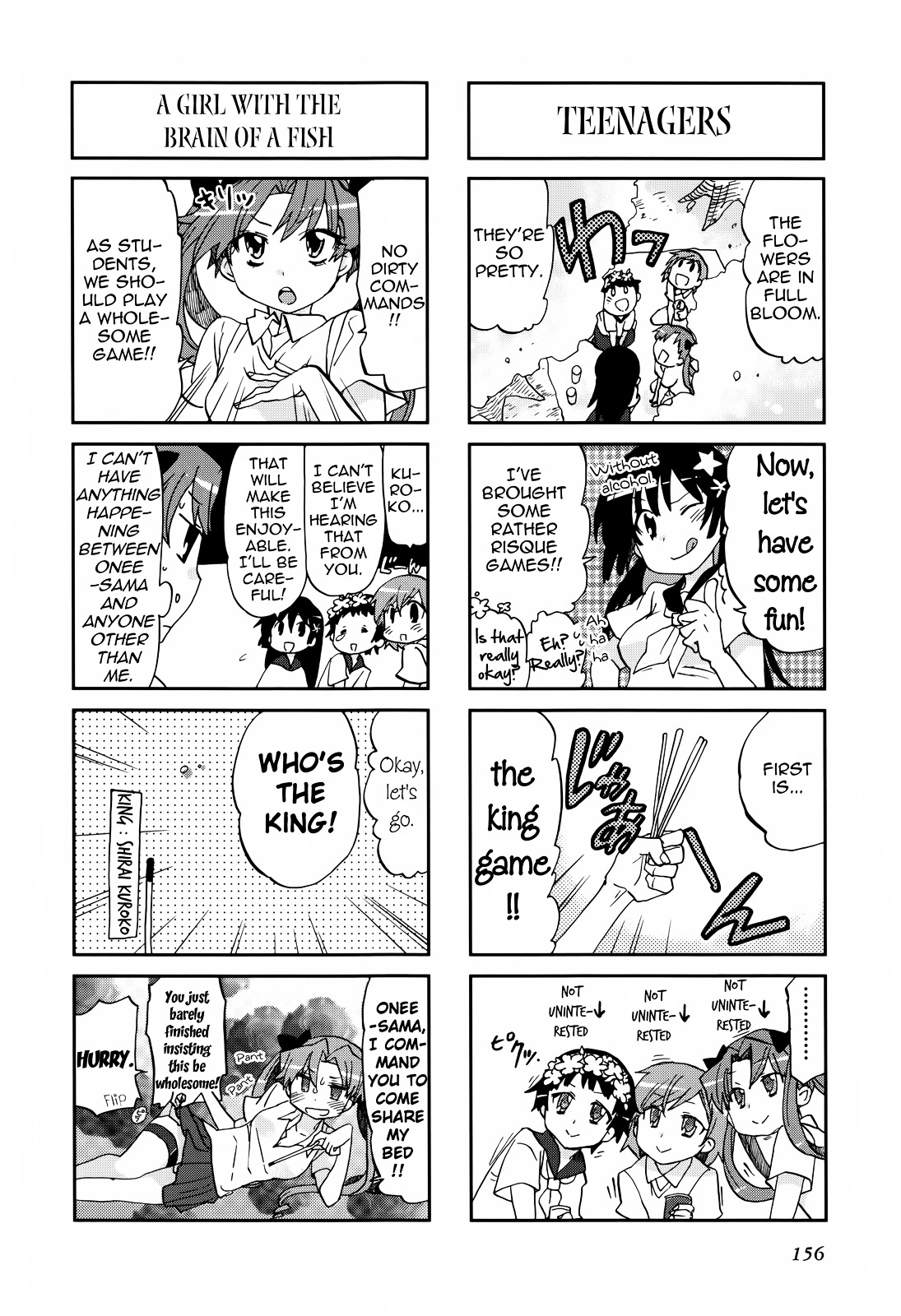 4-Koma Koushiki Anthology - Toaru Kagaku No Railgun X Toaru Majutsu No Index - Chapter 9 : The Common Lady's Blue Spring