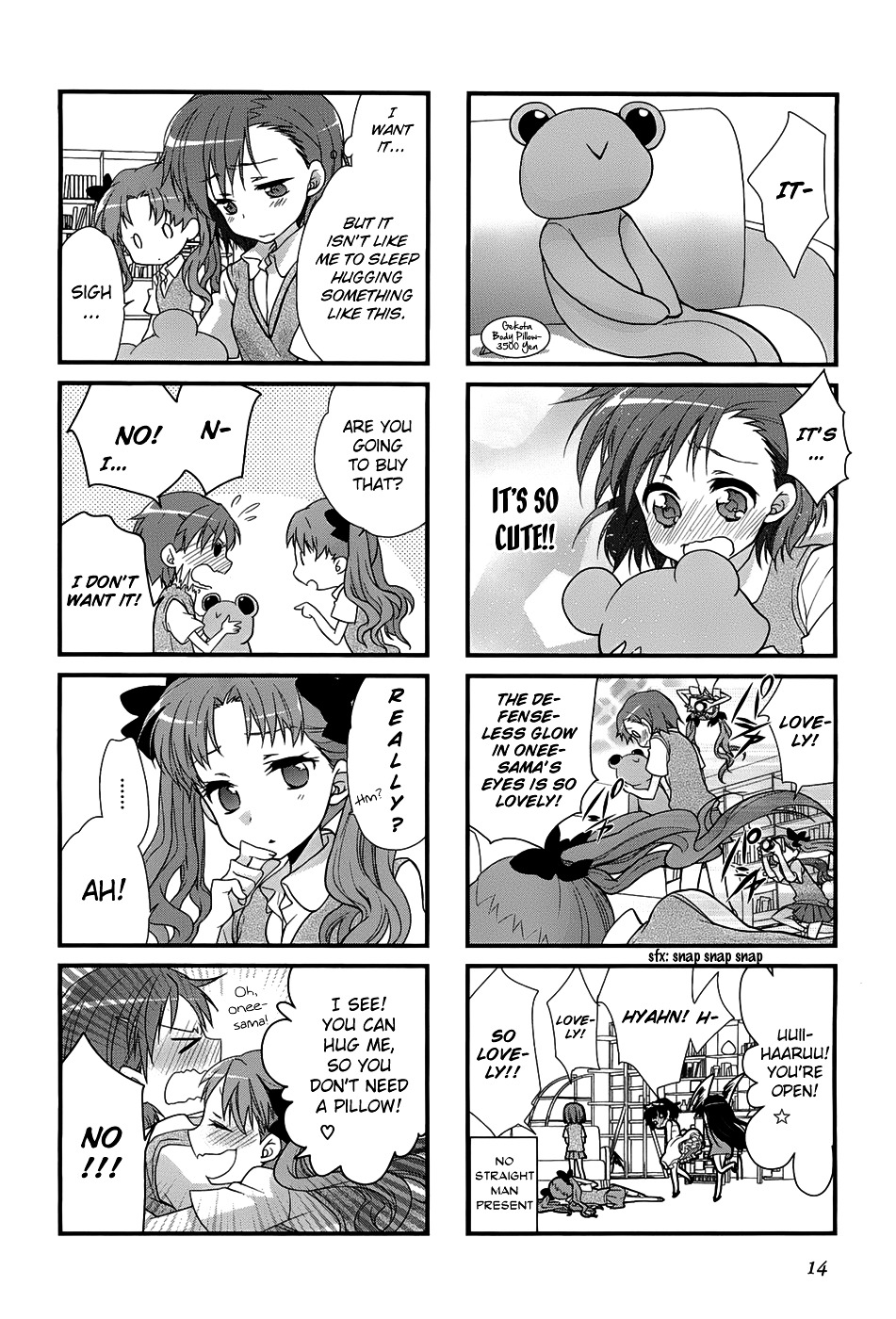 4-Koma Koushiki Anthology - Toaru Kagaku No Railgun X Toaru Majutsu No Index - Vol.1 Chapter 14 : I Love You, I Love You, I Love You