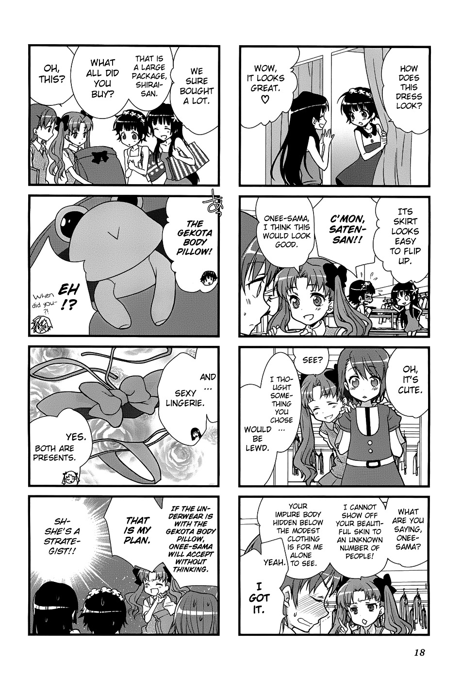 4-Koma Koushiki Anthology - Toaru Kagaku No Railgun X Toaru Majutsu No Index - Vol.1 Chapter 14 : I Love You, I Love You, I Love You