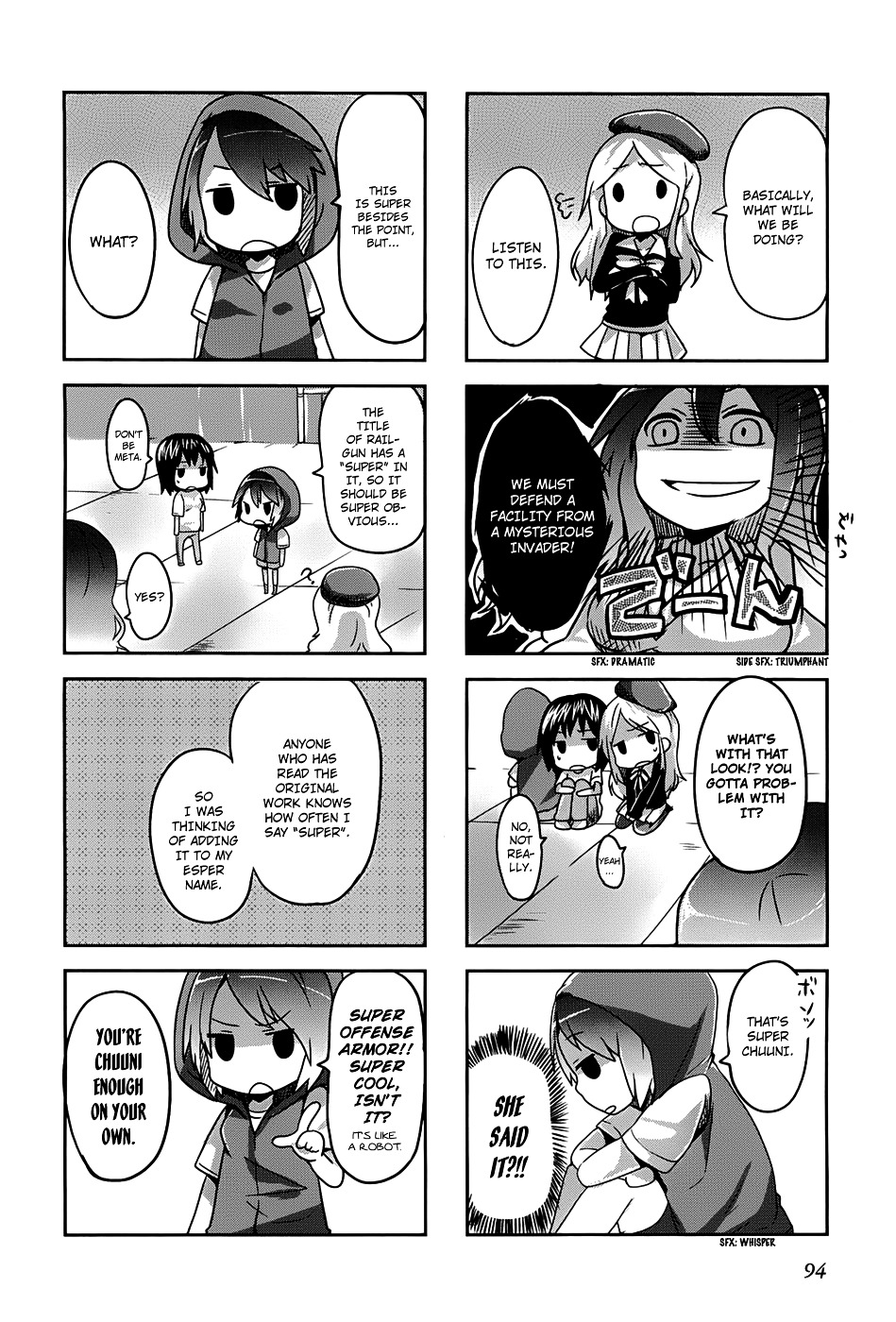 4-Koma Koushiki Anthology - Toaru Kagaku No Railgun X Toaru Majutsu No Index - Vol.1 Chapter 24 : Go! Items