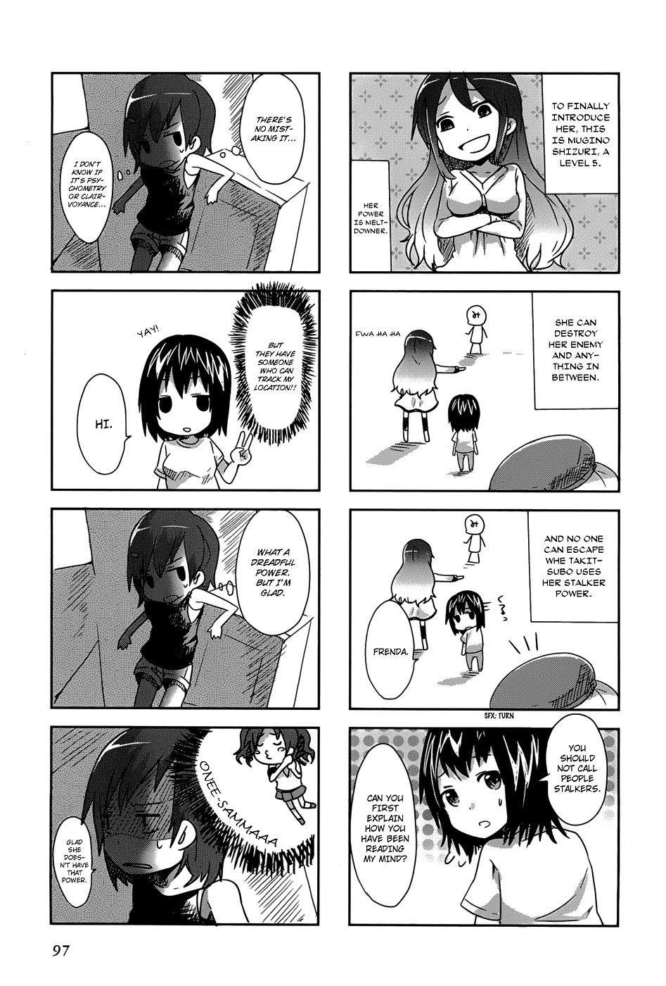 4-Koma Koushiki Anthology - Toaru Kagaku No Railgun X Toaru Majutsu No Index - Vol.1 Chapter 24 : Go! Items