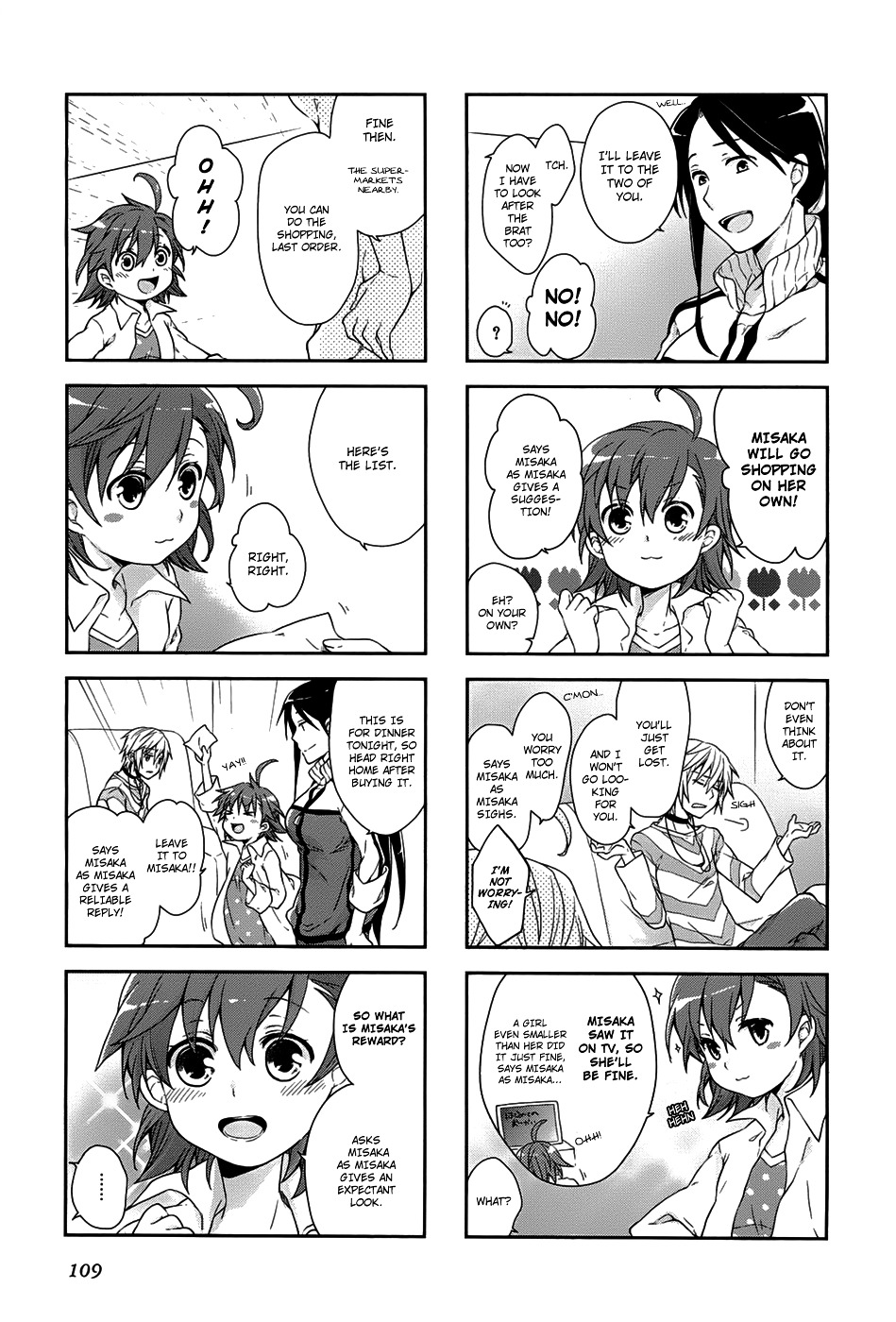 4-Koma Koushiki Anthology - Toaru Kagaku No Railgun X Toaru Majutsu No Index - Vol.1 Chapter 25 : Scramble