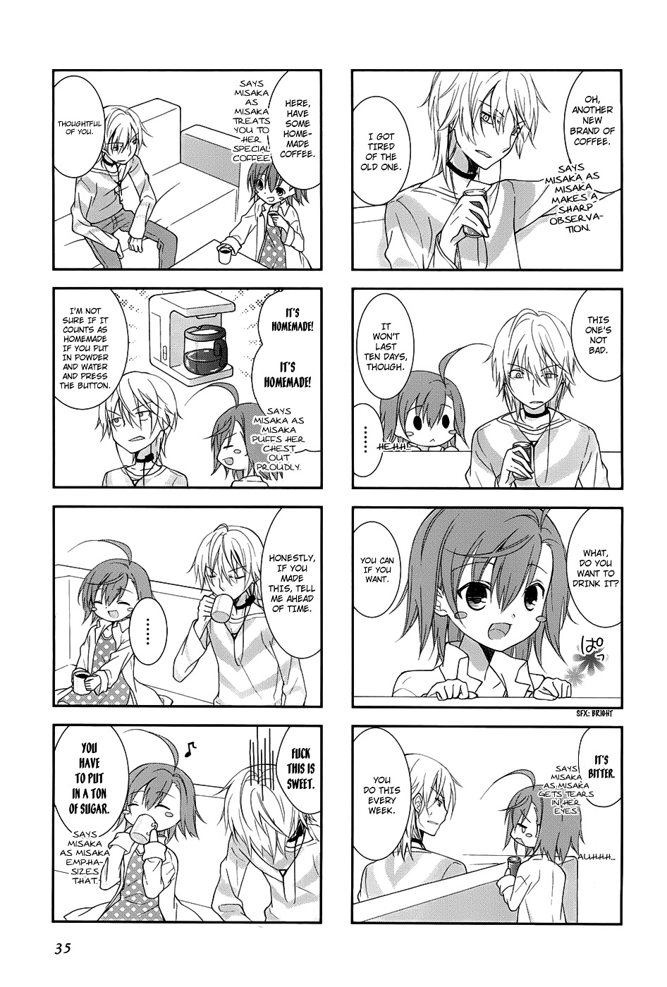 4-Koma Koushiki Anthology - Toaru Kagaku No Railgun X Toaru Majutsu No Index - Vol.1 Chapter 17 : With Last Order And Me