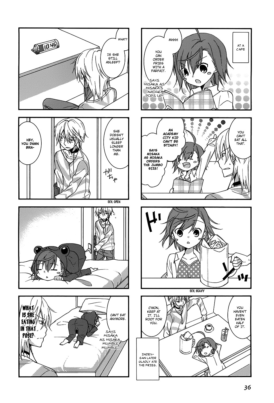 4-Koma Koushiki Anthology - Toaru Kagaku No Railgun X Toaru Majutsu No Index - Vol.1 Chapter 17 : With Last Order And Me