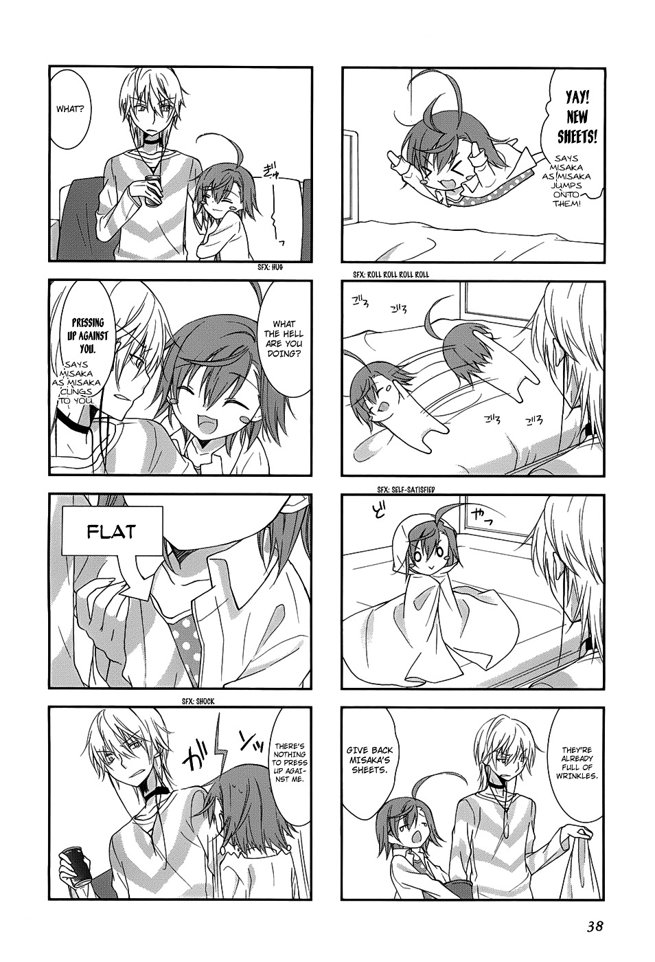 4-Koma Koushiki Anthology - Toaru Kagaku No Railgun X Toaru Majutsu No Index - Vol.1 Chapter 17 : With Last Order And Me