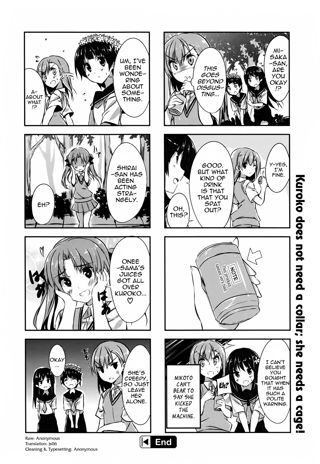 4-Koma Koushiki Anthology - Toaru Kagaku No Railgun X Toaru Majutsu No Index - Chapter 13 : Colorful Days