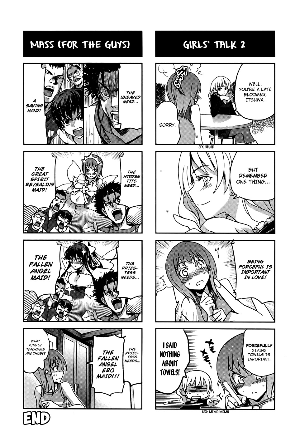 4-Koma Koushiki Anthology - Toaru Kagaku No Railgun X Toaru Majutsu No Index - Vol.1 Chapter 16 : The Tight Amakusa Reverse Cross Hold