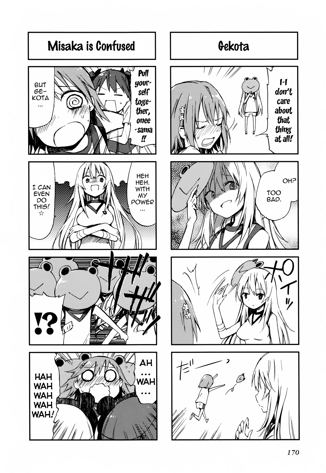 4-Koma Koushiki Anthology - Toaru Kagaku No Railgun X Toaru Majutsu No Index - Chapter 11 : Frog-Out