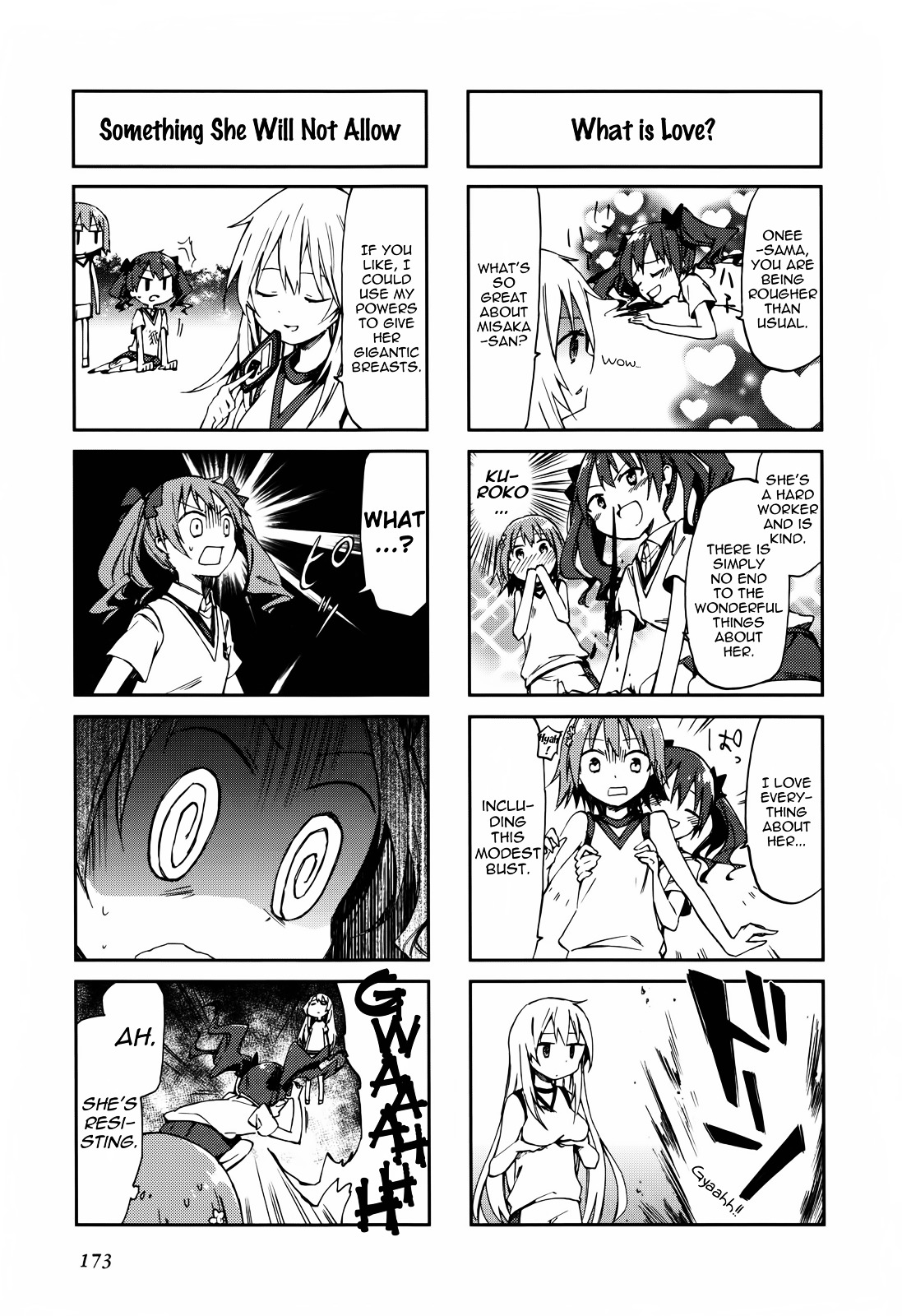 4-Koma Koushiki Anthology - Toaru Kagaku No Railgun X Toaru Majutsu No Index - Chapter 11 : Frog-Out