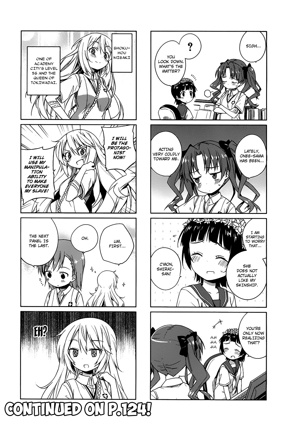 4-Koma Koushiki Anthology - Toaru Kagaku No Railgun X Toaru Majutsu No Index - Vol.1 Chapter 19 : Academy City A La Carte (Part 1)