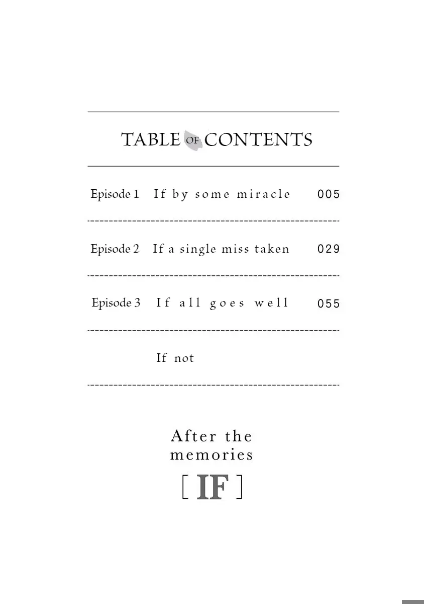 Seishun No After If - Vol.1 Chapter 1: If By Some Miracle