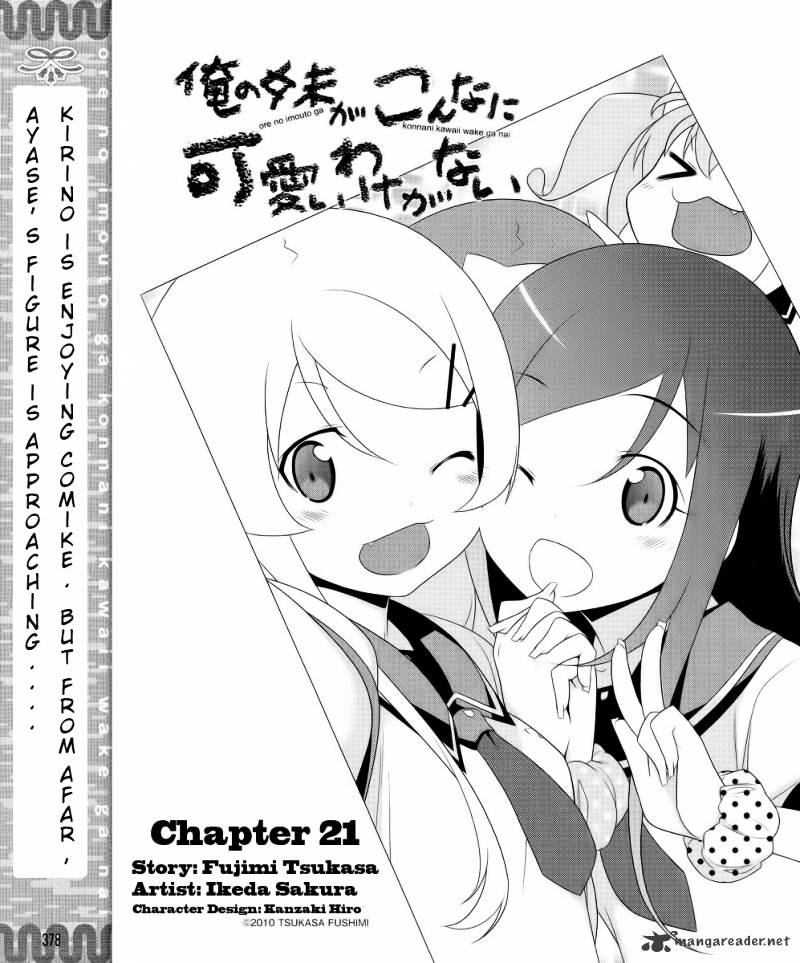 Ore No Imouto Ga Konna Ni Kawaii Wake Ga Nai - Chapter 21