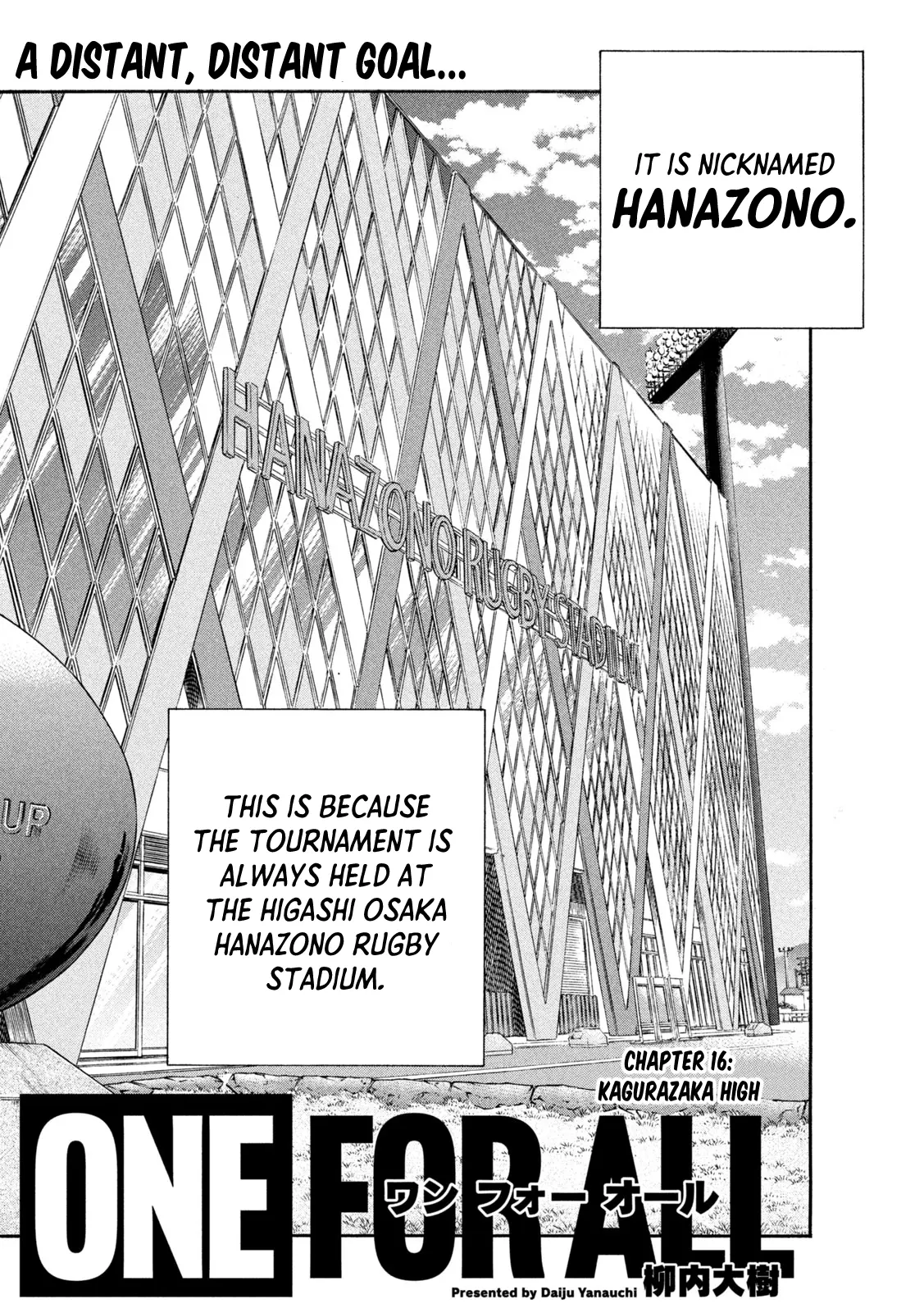 One For All - Chapter 16: Kagurazaka High