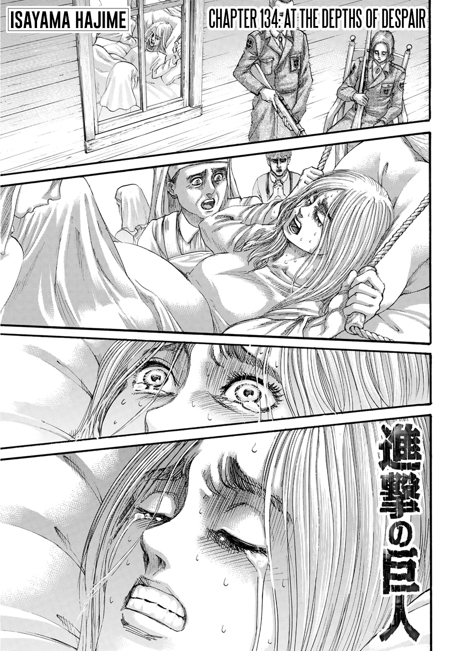 Attack On Titan - Vol.33 Chapter 134: At The Depths Of Despair