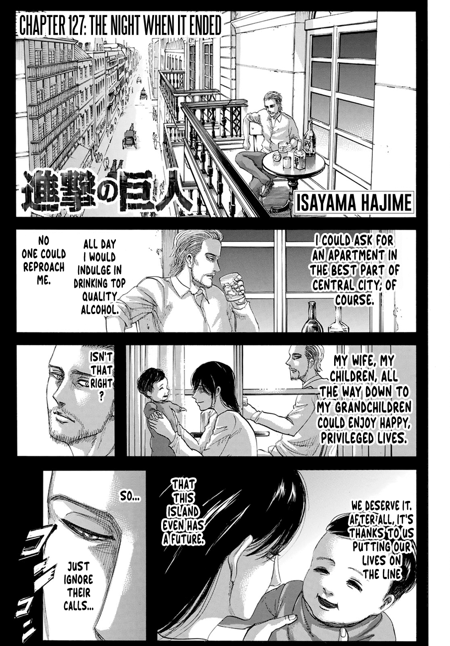 Attack On Titan - Vol.32 Chapter 127: The Night When It Ended