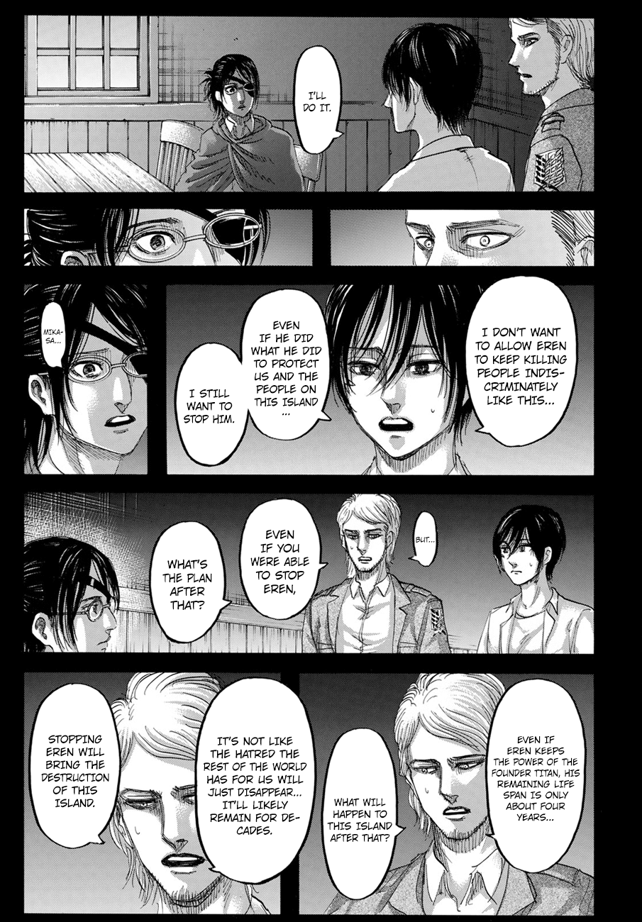 Attack On Titan - Vol.32 Chapter 127: The Night When It Ended