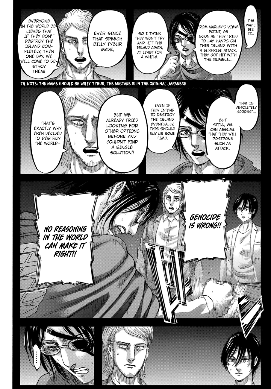 Attack On Titan - Vol.32 Chapter 127: The Night When It Ended