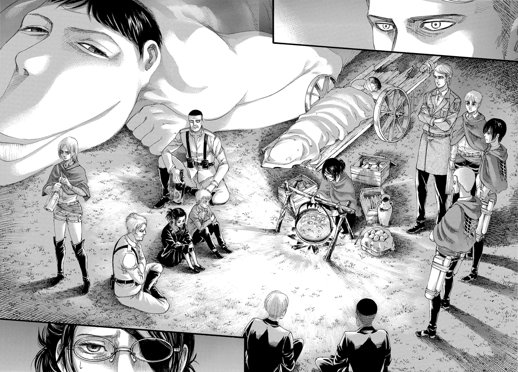 Attack On Titan - Vol.32 Chapter 127: The Night When It Ended